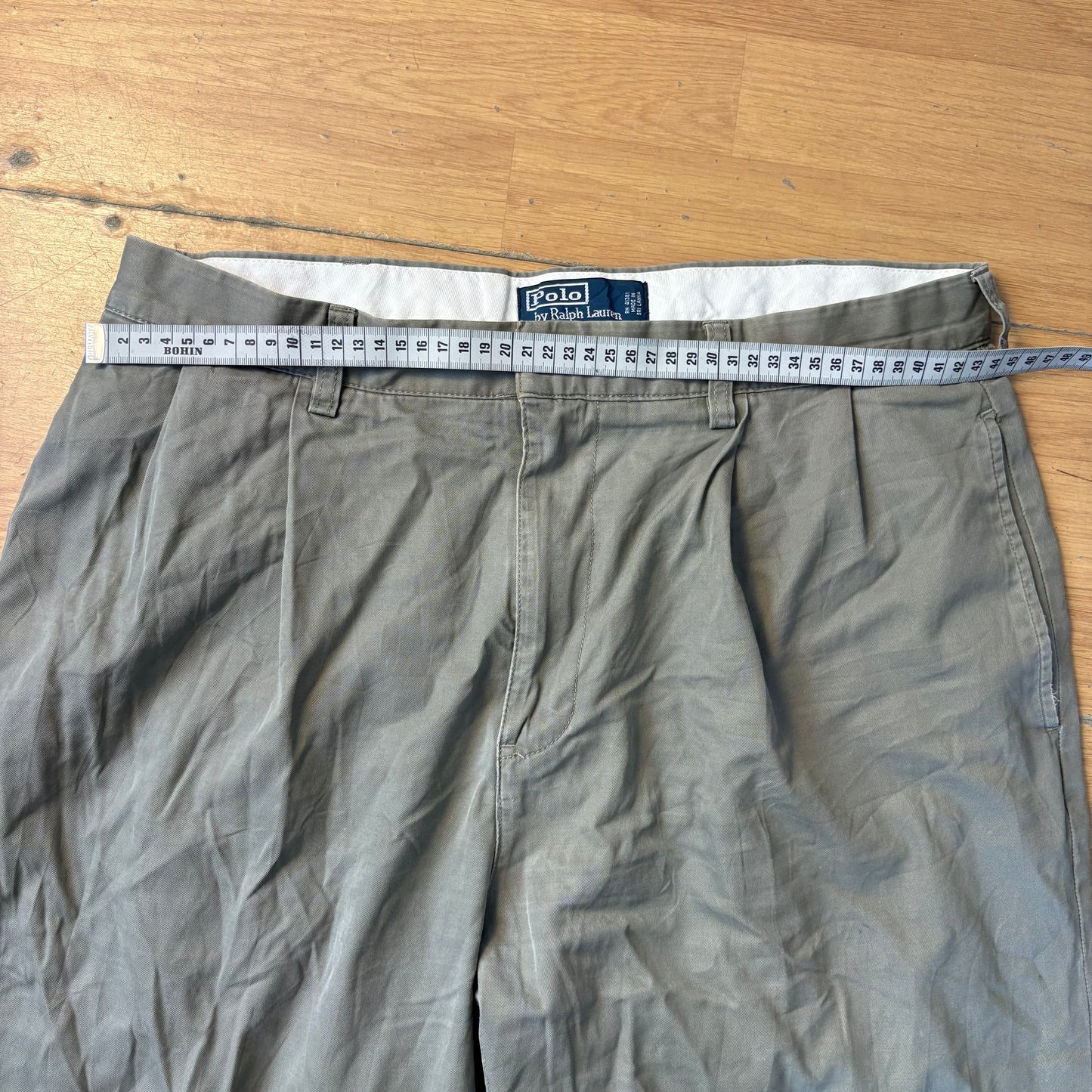 Pantalon chino vert - Polo by Ralph Lauren - Taille 34/34