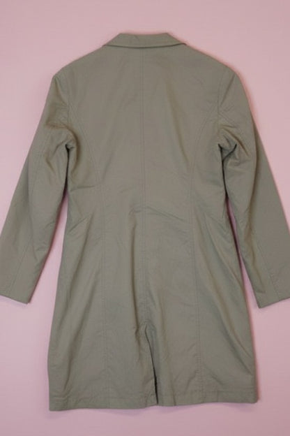 Trench beige-blanc mi-cuisse – by Zainab