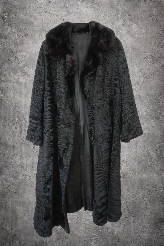 Manteau fourrure noir – Taille – M