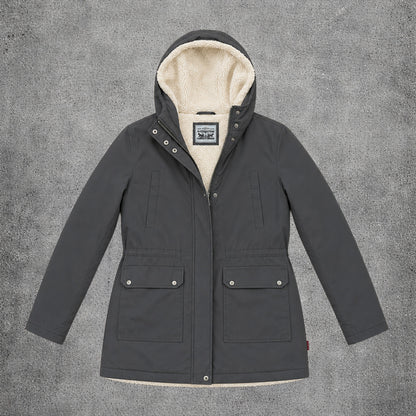 Manteau kaki intérieur doublé fausse fourrure - Levi’s - Taille L
