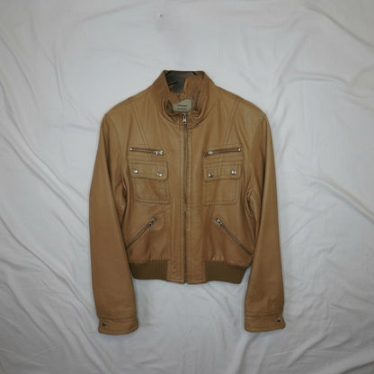 Veste En Cuir - by PLAN.BEE - Taille : M