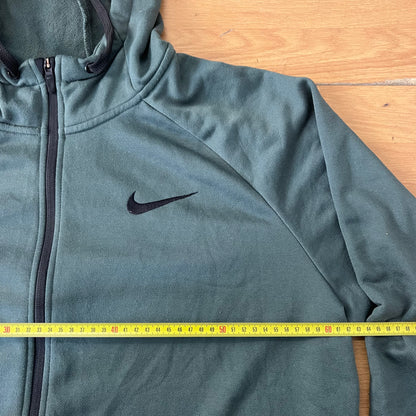 Sweat à capuche vert Dri-FIT avec zip - Nike - Taille XL