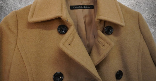 Veste imitation laine marron clair Free Label – Taille – M