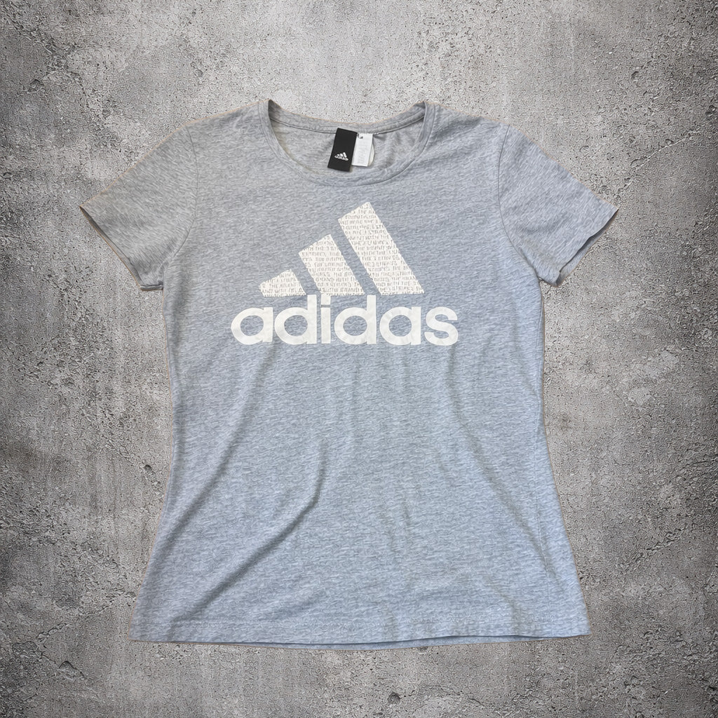 T-shirt gris - Adidas (femme) - Taille XS