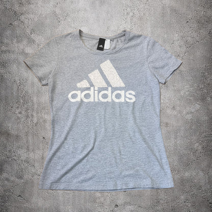T-shirt gris - Adidas (femme) - Taille XS