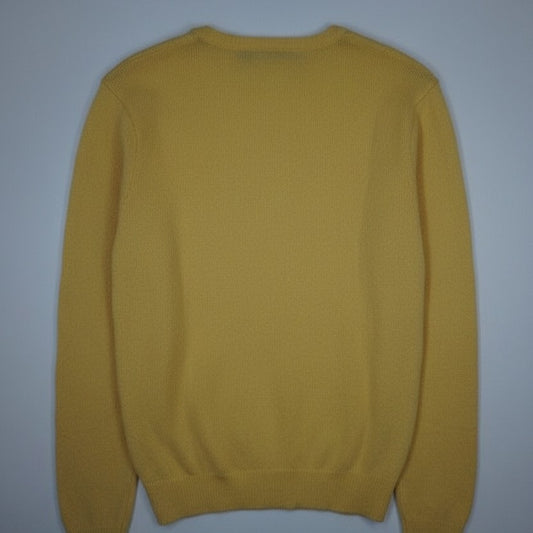 Pull jaune citron en laine d’agneau – BY PRMEC