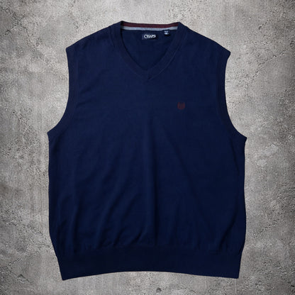 Pull sans manches bleu foncé - Chaps - Taille XXXL