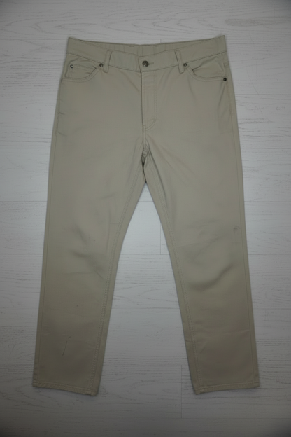 HIS Jean Écru - by SS.CARMEN - Taille : 34-32