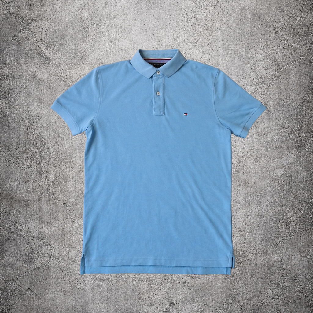 Polo turquoise - Tommy Hilfiger - Taille S