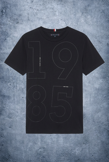 T-shirt noir Tommy Hilfiger – Taille – M
