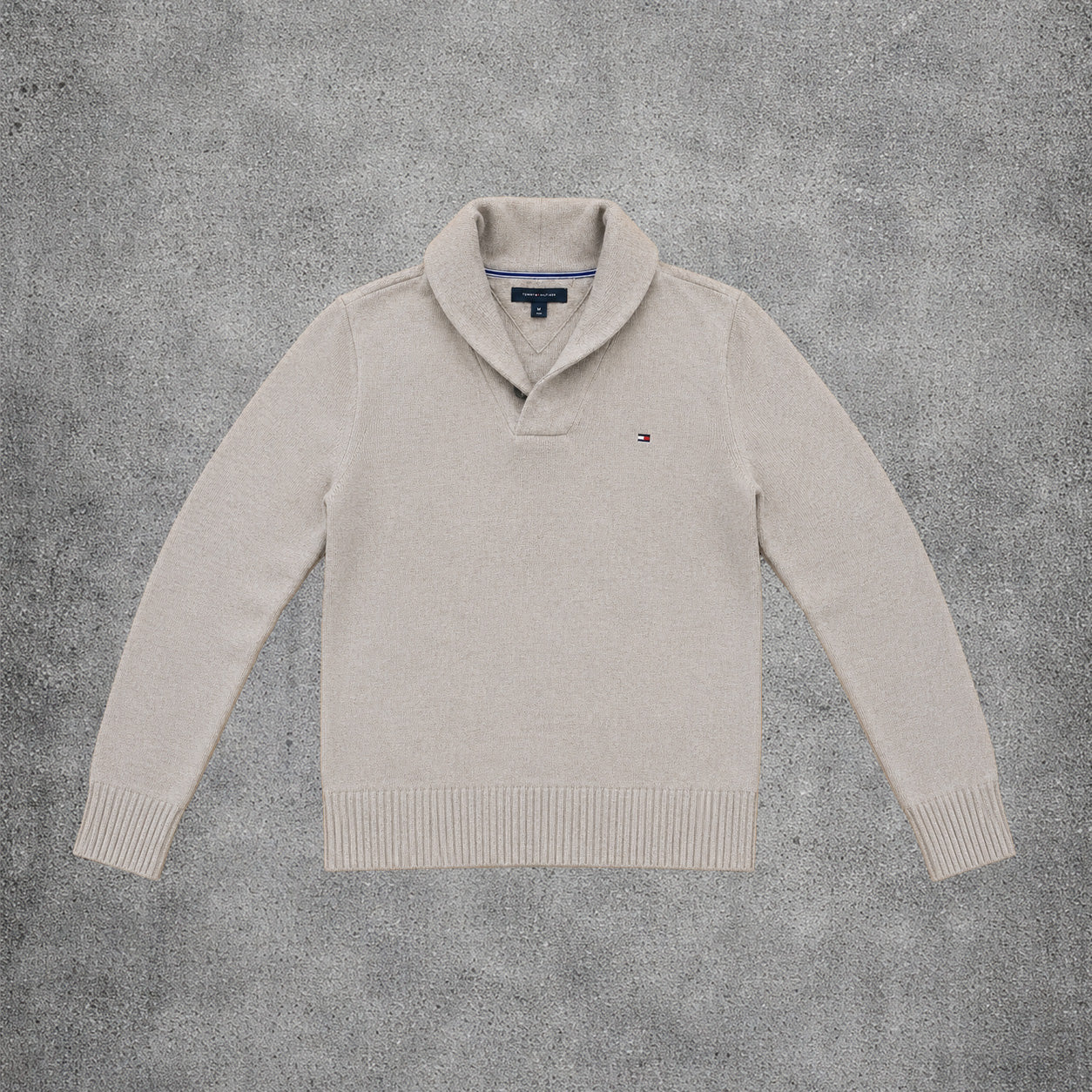Cardigan beige - Tommy Hilfiger - Taille M