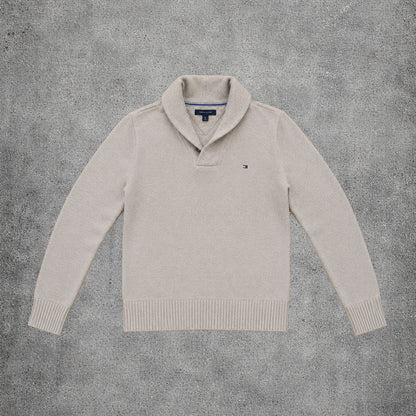 Cardigan beige - Tommy Hilfiger - Taille M