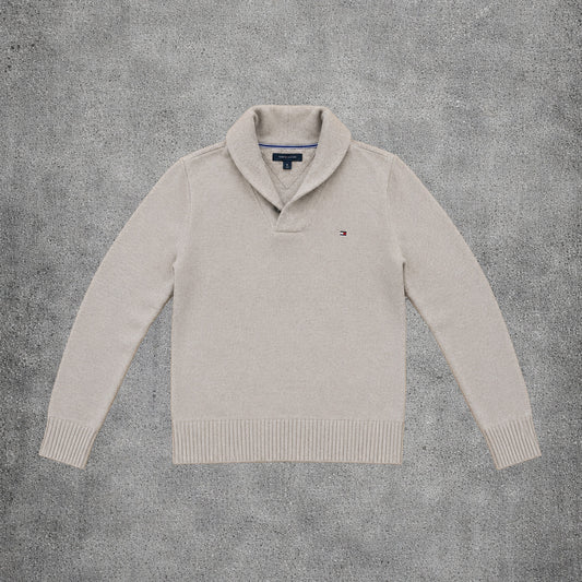 Cardigan beige - Tommy Hilfiger - Taille M