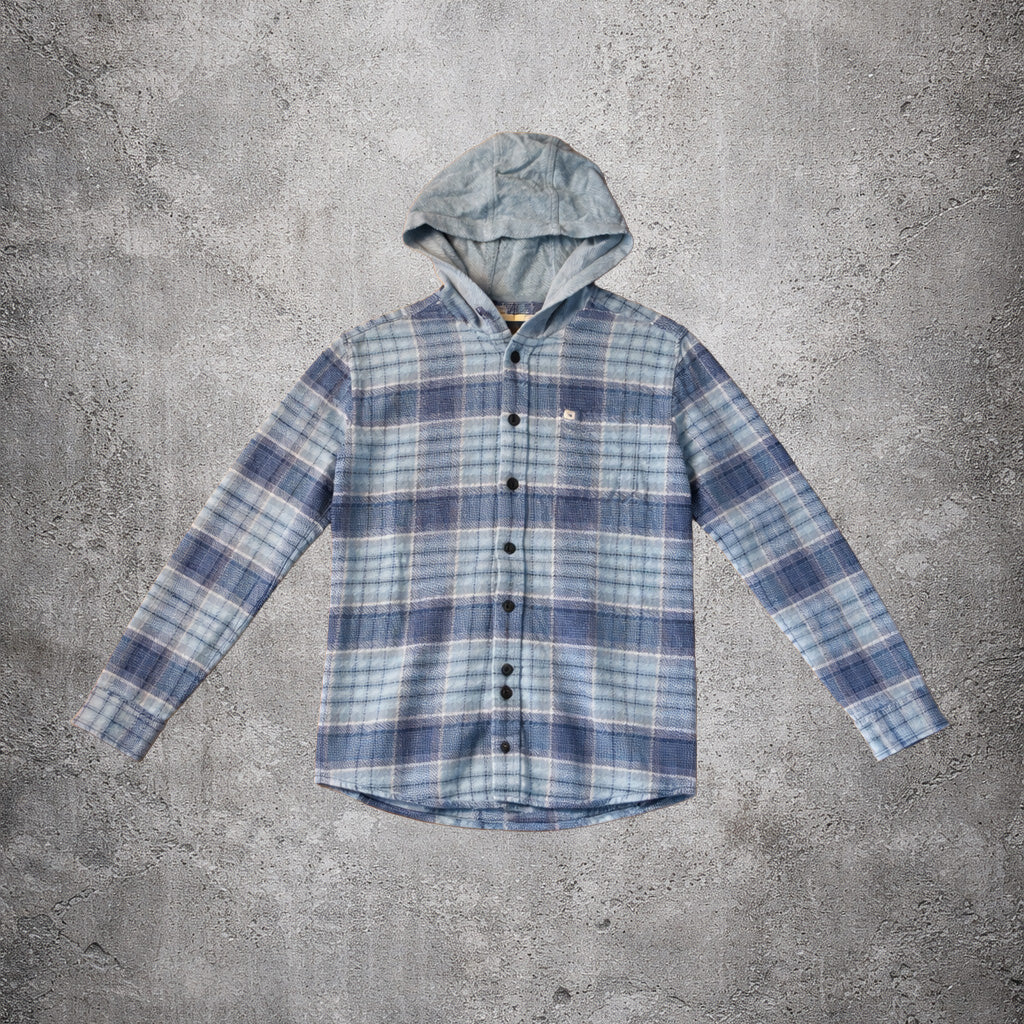 Chemise à capuche bleu - Quiksilver - Taille 12 ans