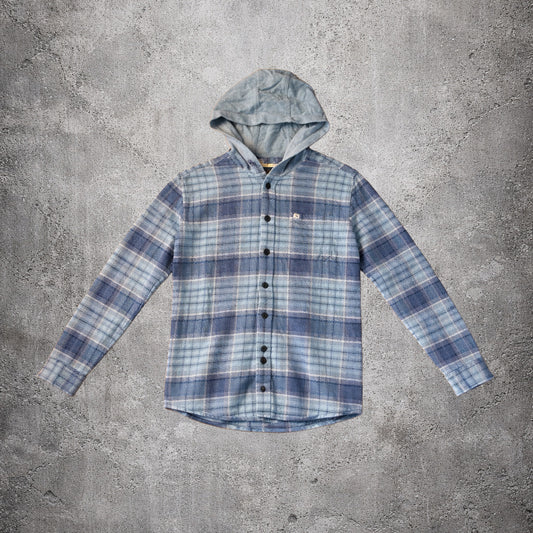 Chemise à capuche bleu - Quiksilver - Taille 12 ans