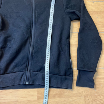 Sweat à capuche noir zippé - Adidas - Taille S