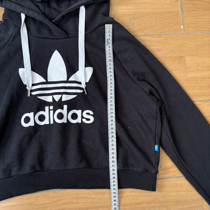 Hoodie cropped noir - Adidas - Taille 46