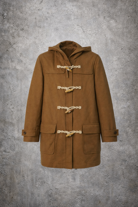 Veste imitation laine marron clair – Taille – M