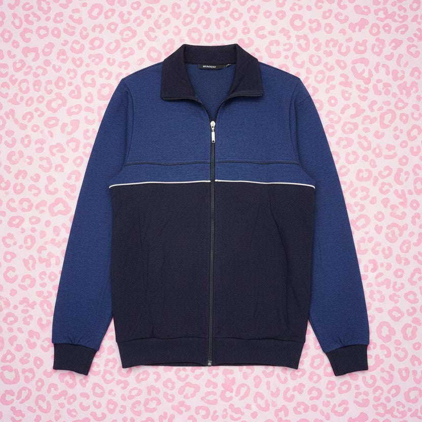 Veste sweat bleue – BY SARLOTTE
