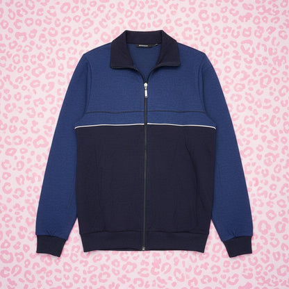 Veste sweat bleue – BY SARLOTTE