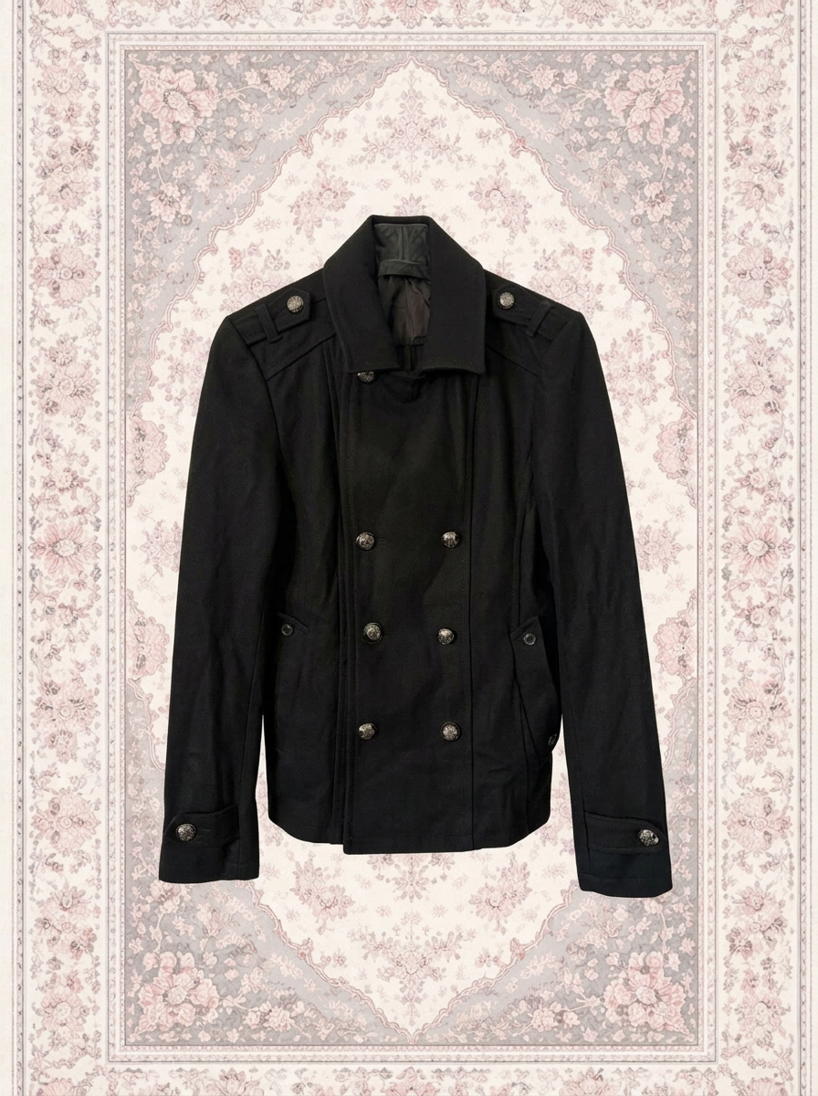 Manteau noir style Napoléon – By Iasmine