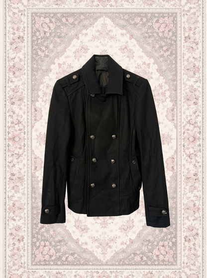 Manteau noir style Napoléon – By Iasmine