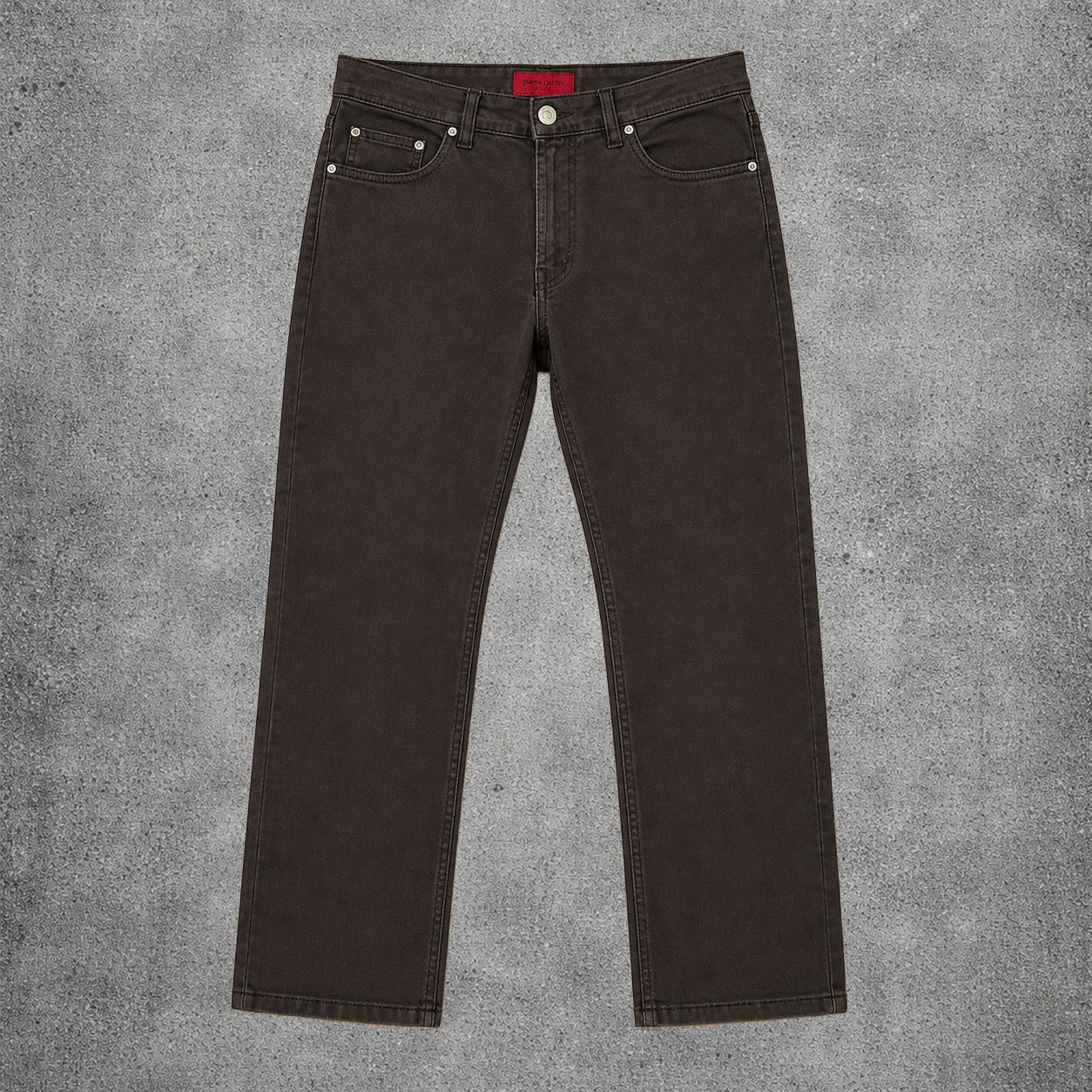 Jean marron coupe droite - Pierre Cardin - Taille w34 l30
