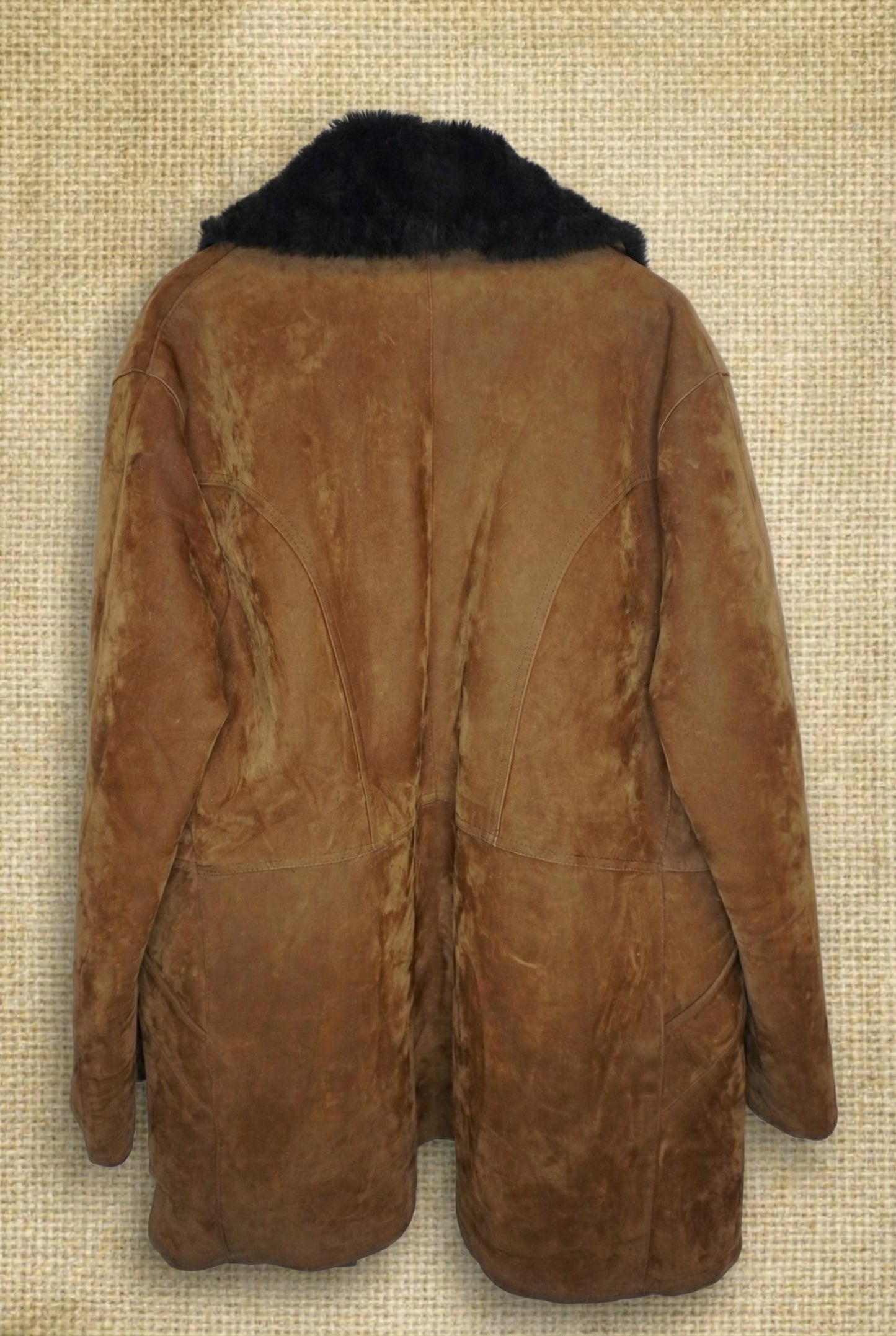 Manteau En Suédine - Marron clair - by FABSO