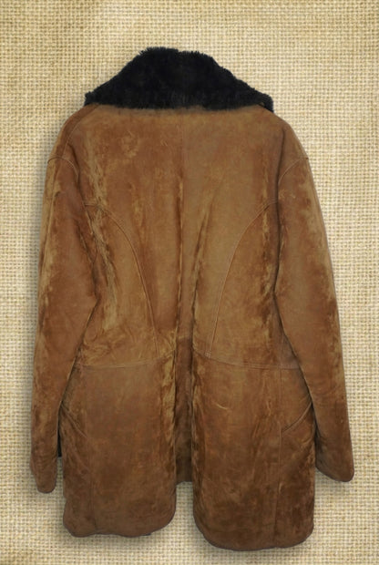 Manteau En Suédine - Marron clair - by FABSO