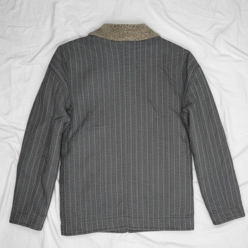 Veste Rayée À Col - by PLAN.BEE