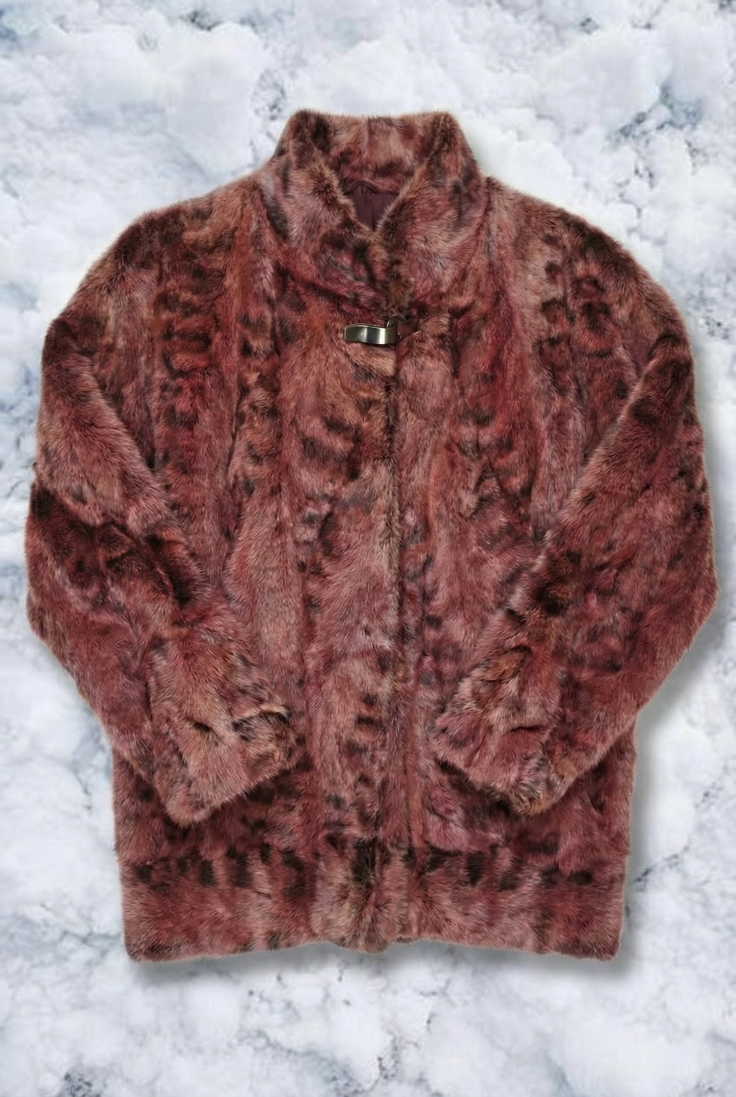 Cherry Red Fur - Taille : L (oversize)