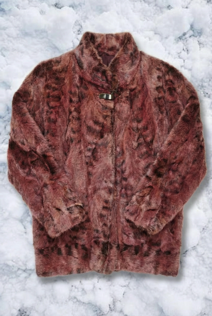 Cherry Red Fur - Taille : L (oversize)