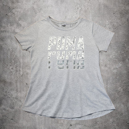 T-shirt gris - Puma (femme) - Taille M