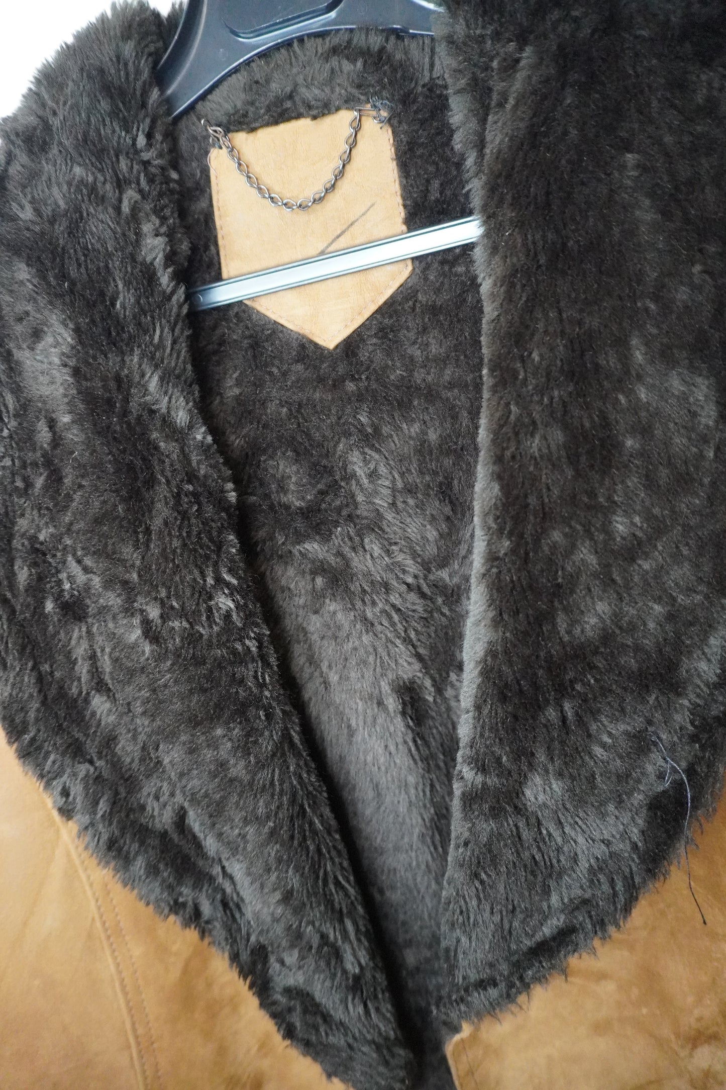 Manteau En Suédine - Marron clair - by FABSO