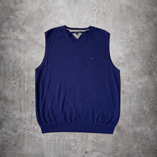 Pull sans manches bleu - Tommy Hilfiger - Taille XXL