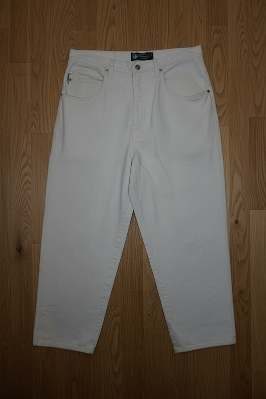 Jean Cargo/Skater Écru - by SS.CARMEN - Taille : 38