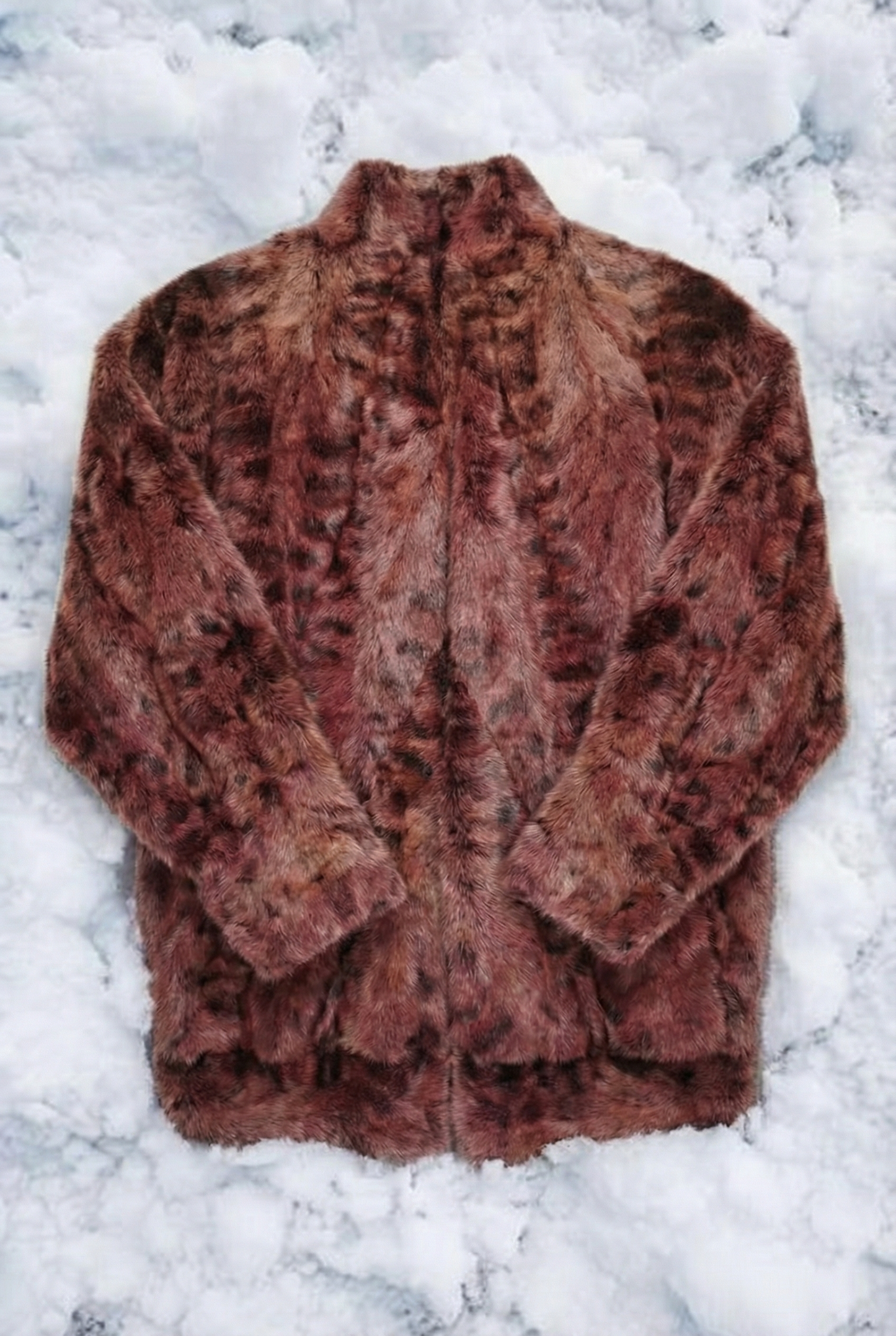 Cherry Red Fur - Taille : L (oversize)