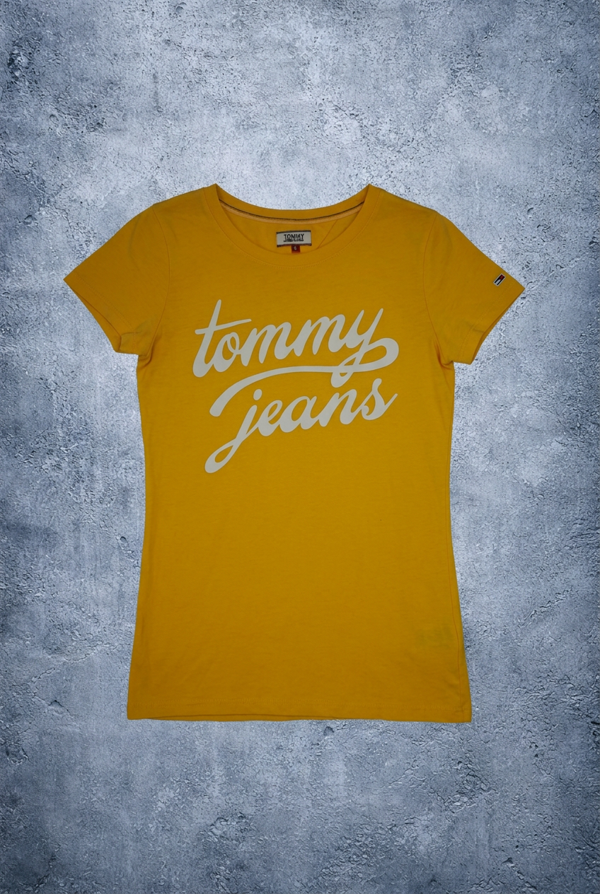 T-shirt jaune citron Tommy Hilfiger – Taille – S