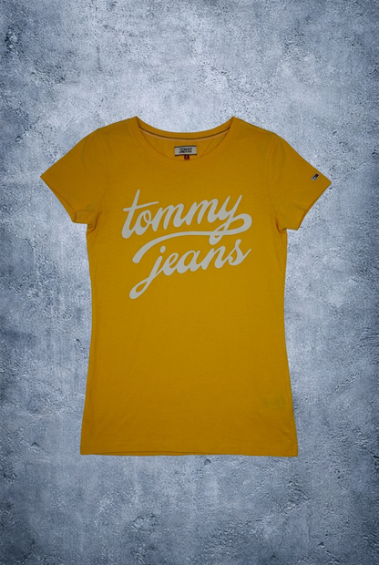 T-shirt jaune citron Tommy Hilfiger – Taille – S