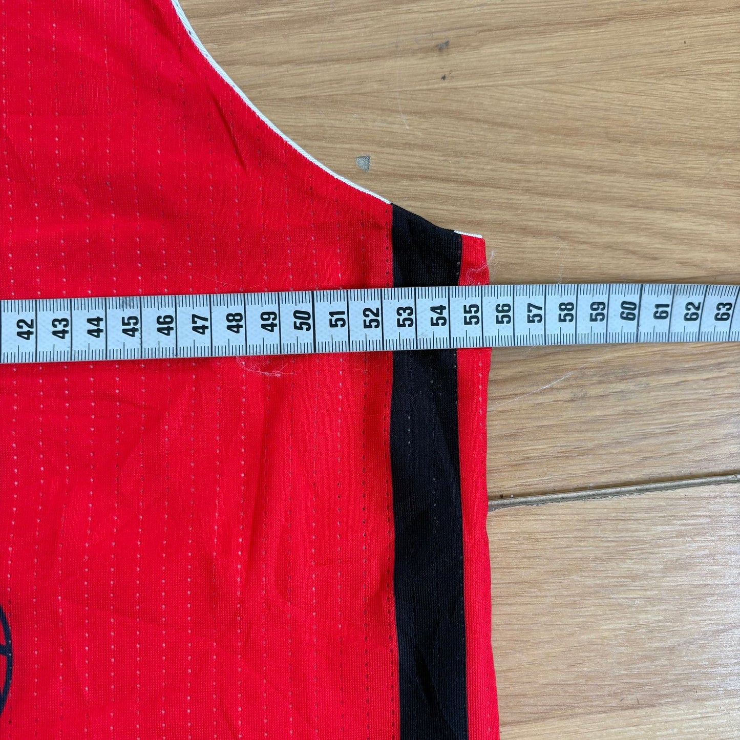 Maillot de basketball rouge Headstart Sports – Taille XL (estimée)