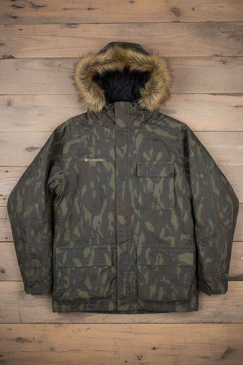Camouflage Waterproof Long Jacket – by BEATRICE