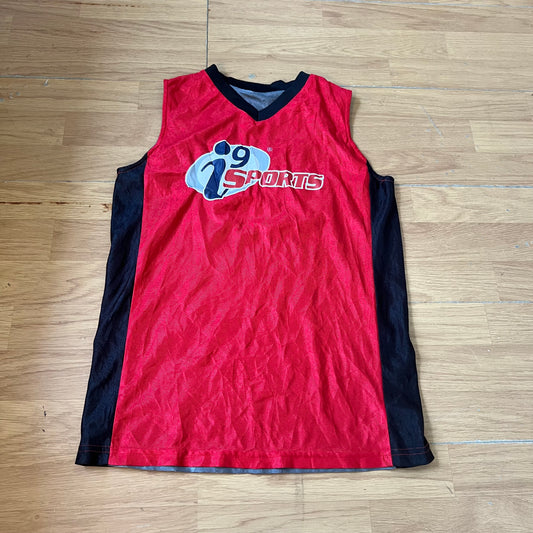 T-shirt basketball rouge et noir - Taille S