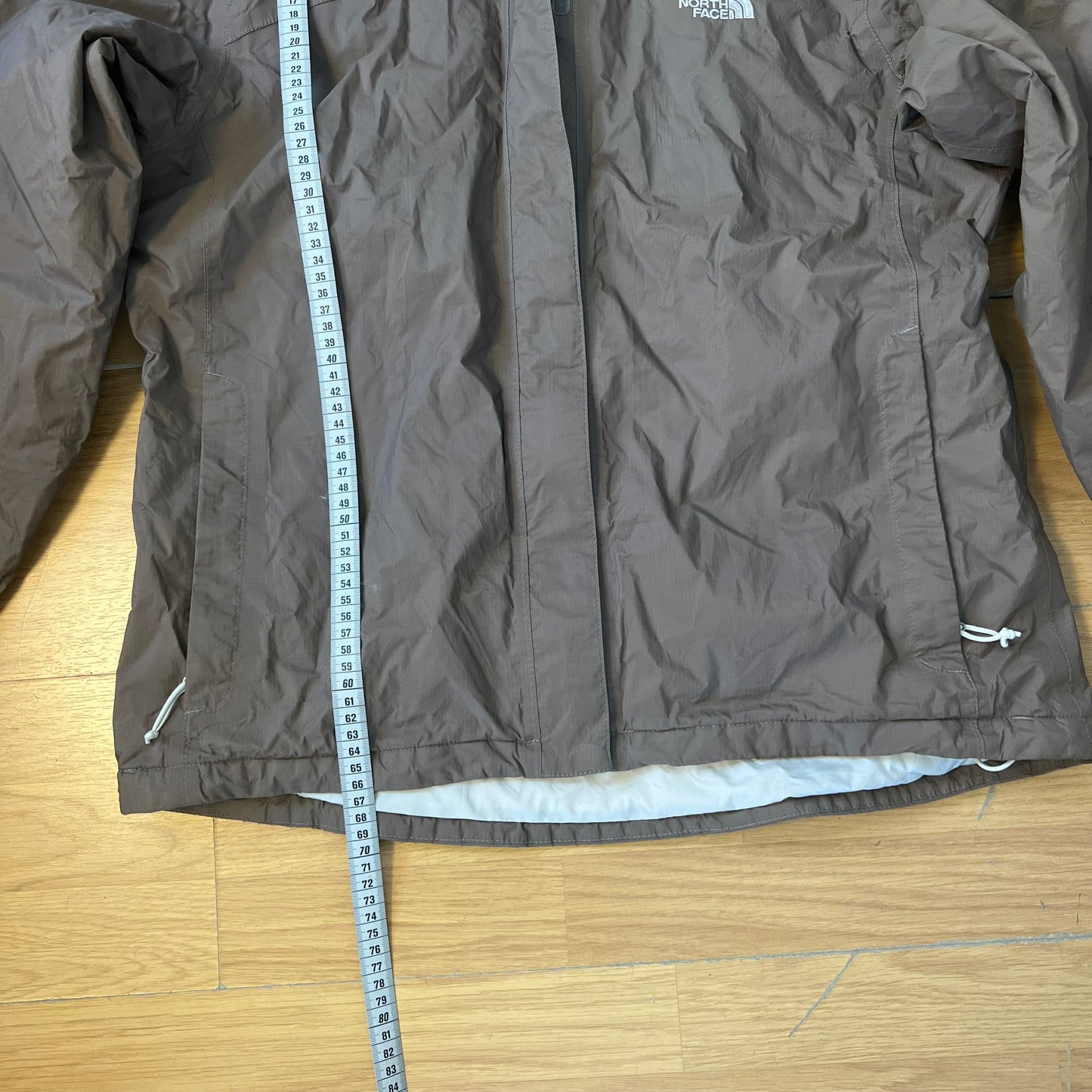 Parka marron et crème - The North Face - Taille L (coupe femme)