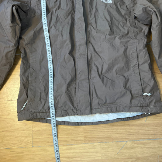 Parka marron et crème - The North Face - Taille L (coupe femme)