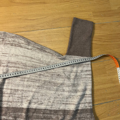 Pull cardigan beige et marron - Calvin Klein - Taille M