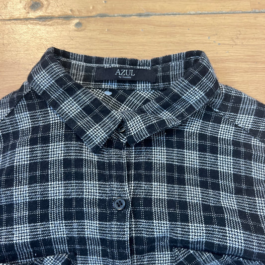 Chemise à carreaux noir - Azul - Taille XS/S