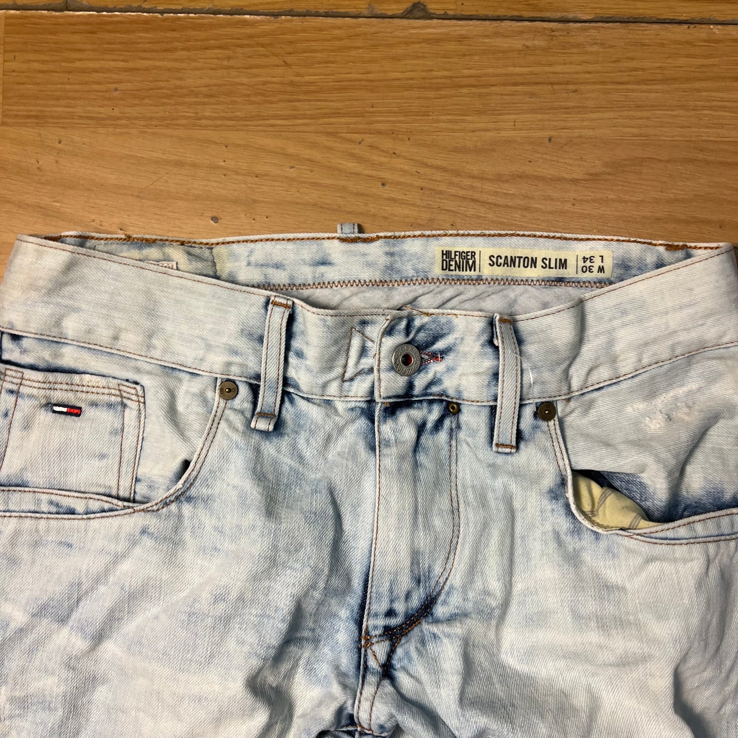 Jean denim clair - Tommy Hilfiger Scranton Slim - W30 L34