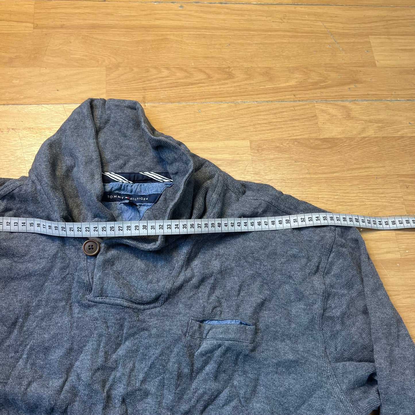 Pull gris - Tommy Hilfiger - Taille XXL