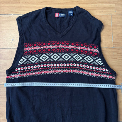 Pull sans manche bleu marine - Chaps - Taille L