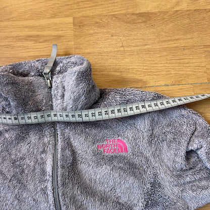 Veste polaire zippée grise et rose - The North Face - Taille M (10/12 ans)